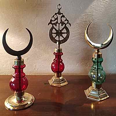 pirinç obje, eşya, aydınlatmalar