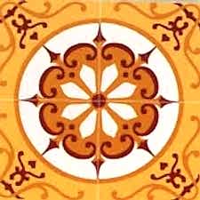 4270-20x20 Desenli Seramik Karosu