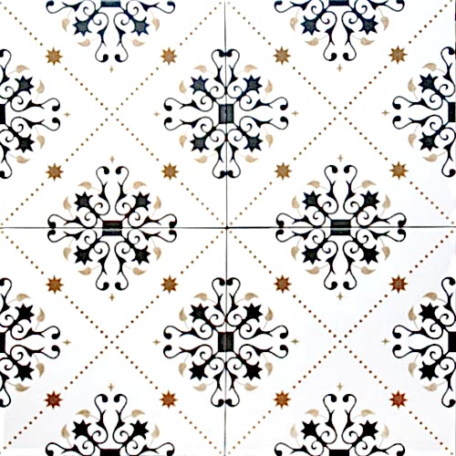 Marrakesh 20x20 Desenli Seramik Karosu