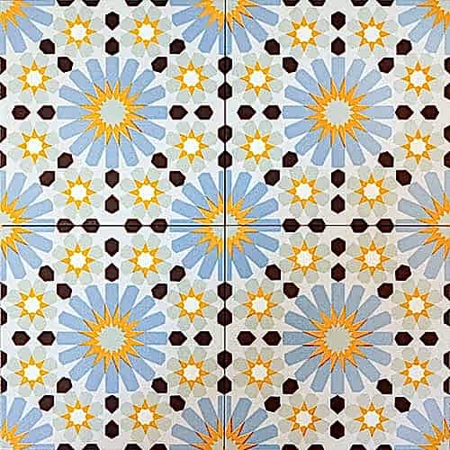 Tanger 20x20 Desenli Seramik Karosu
